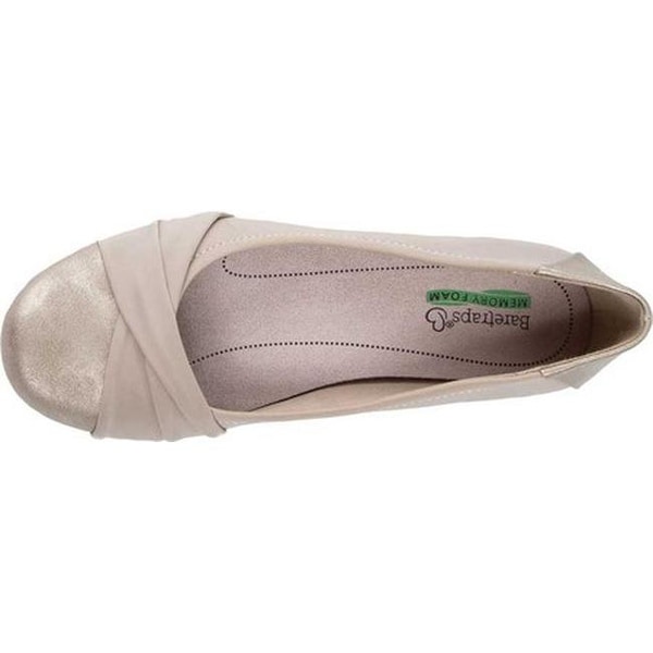 baretraps mitsy memory foam hidden wedge flats