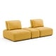 preview thumbnail 10 of 115, Furniture of America Lyndon 3-Piece Modular FSC & OEKO TEX Loveseat Sofa with Ottoman