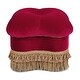 preview thumbnail 37 of 41, Ellen Performance Fabric Clover Tufted Ottoman Stool by Jennifer Taylor Home