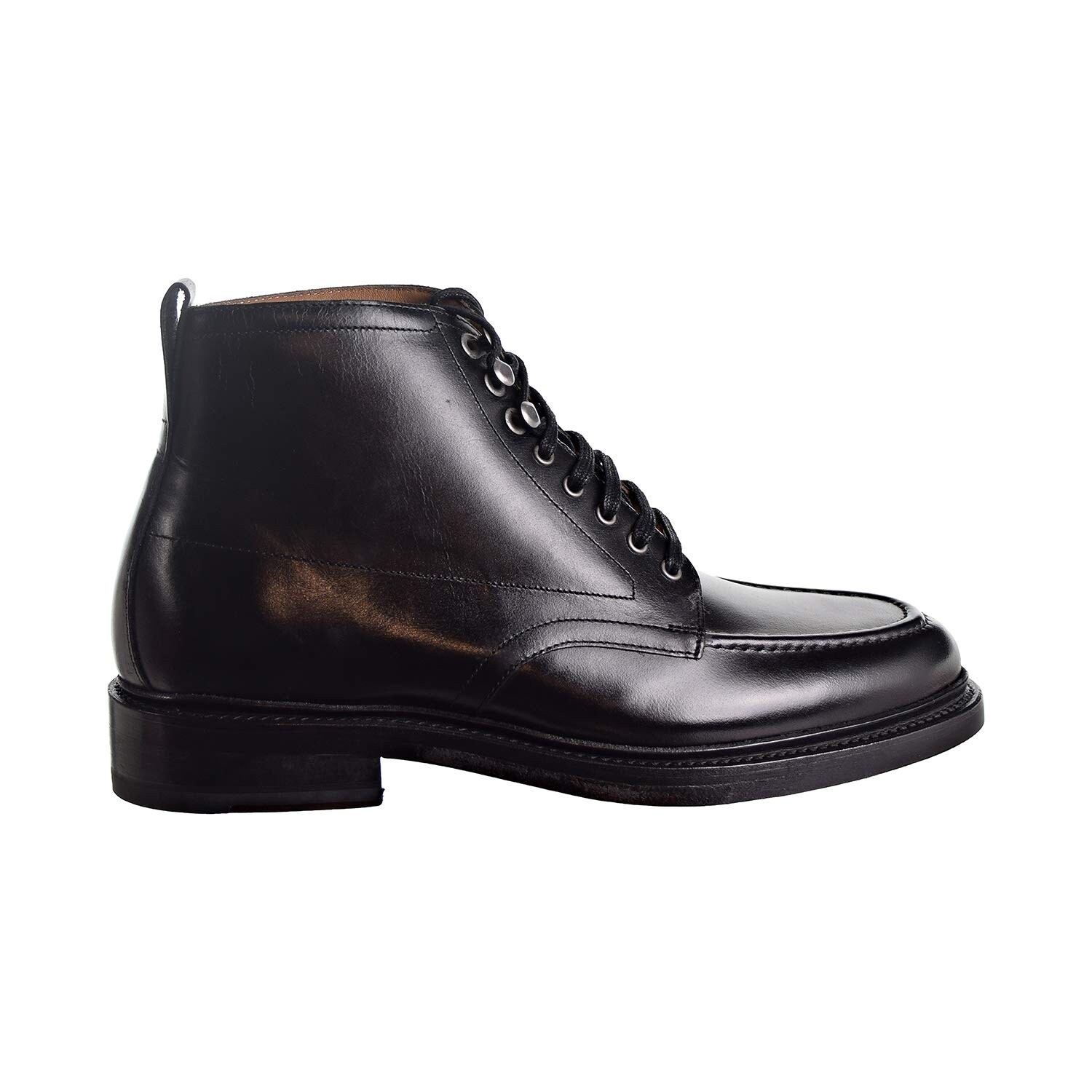 Shop Bostonian Berkshire Moc Mens Black Leather Casual Dress Lace
