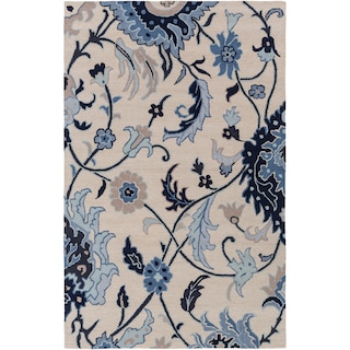 Hand-Tufted Cohen Contemporary Wool Area Rug - 3'3" x 5'3"