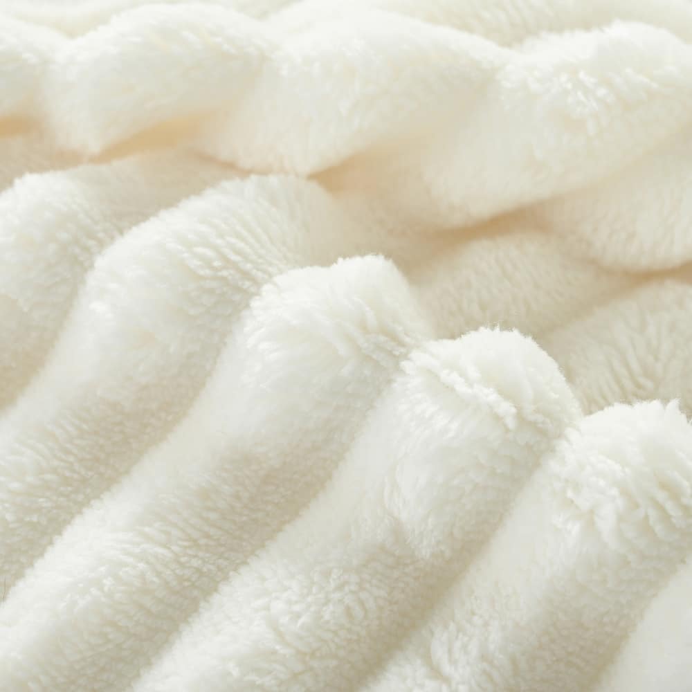 86.6" Corduroy Double Sofa Bed with 2 Pillows and Split Lounger Design