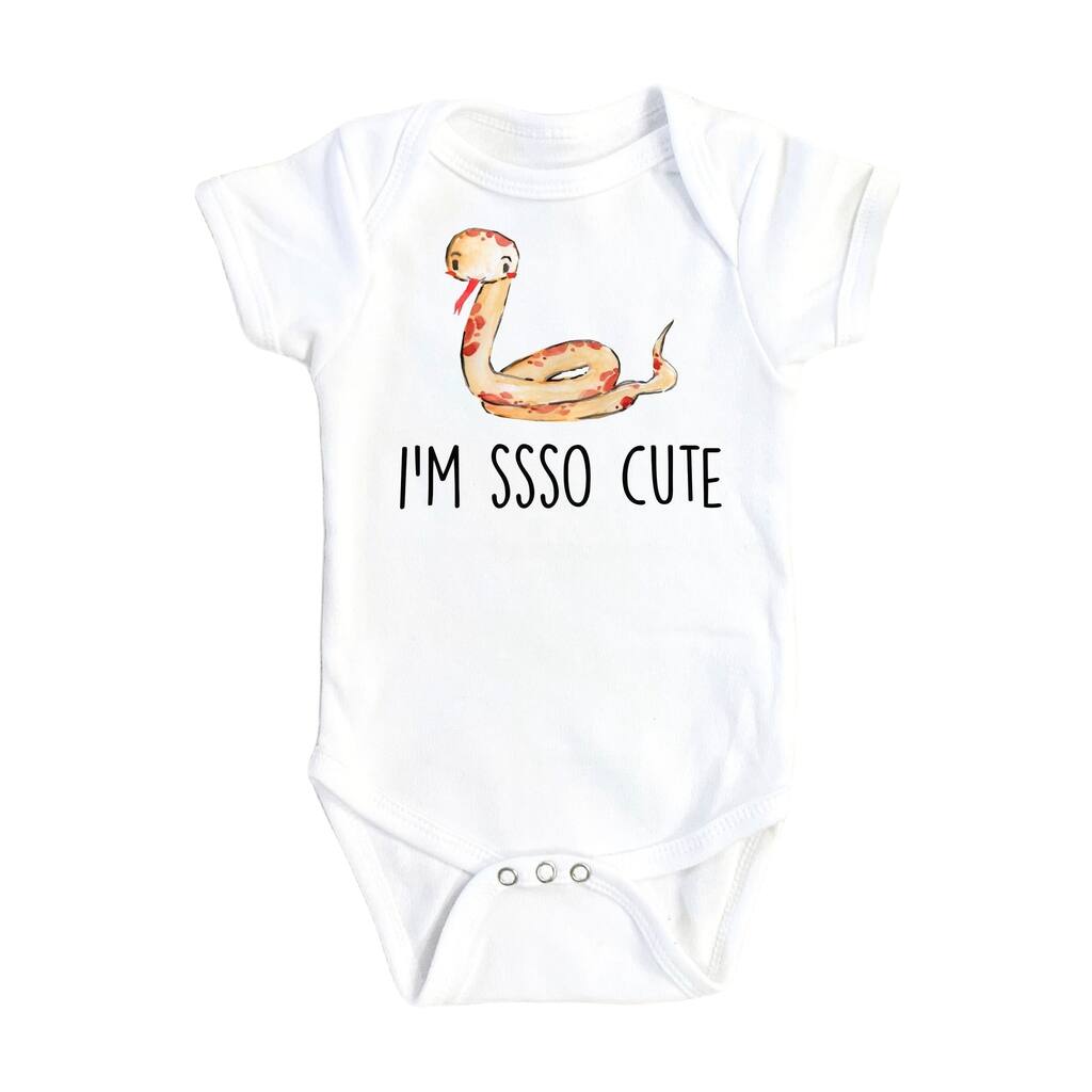 Snake Cute - Baby Boy Girl Clothes Infant Bodysuit Funny Cute Newborn