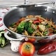 preview thumbnail 6 of 4, Better Chef 12.5 Inch 3-Ply Stainless Steel Nonstick Wok with Lid in Silver