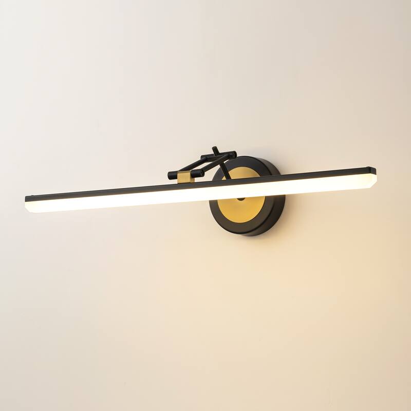 22.8" Mid-Century Modern Linear LED Bathroom Vanity Light Picture Frame Light