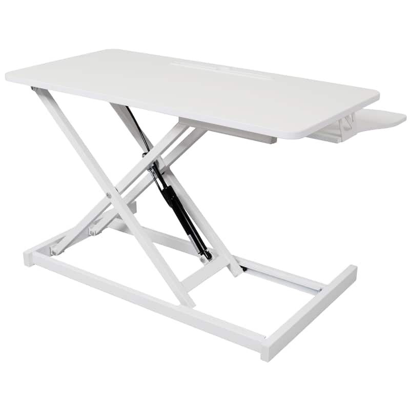 Adjustable Height Standing Laptop Desk,Adjustable Sit to Stand Up Workstation with Keyboard Tray