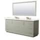 Option Light Green / Giotto Quartz Top / Satin Bronze