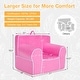 preview thumbnail 43 of 42, Costway Kids Sofa Toddler Foam Filled Armchair w/ Velvet Fabric Baby - See Details