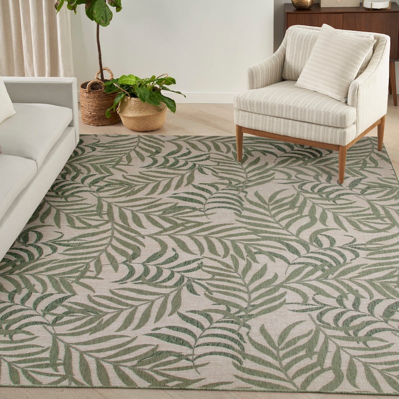 Nourison Garden Oasis Indoor/Outdoor Nature Area Rug