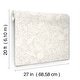preview thumbnail 6 of 5, Pomegranate Beige and White Peel and Stick Wallpaper