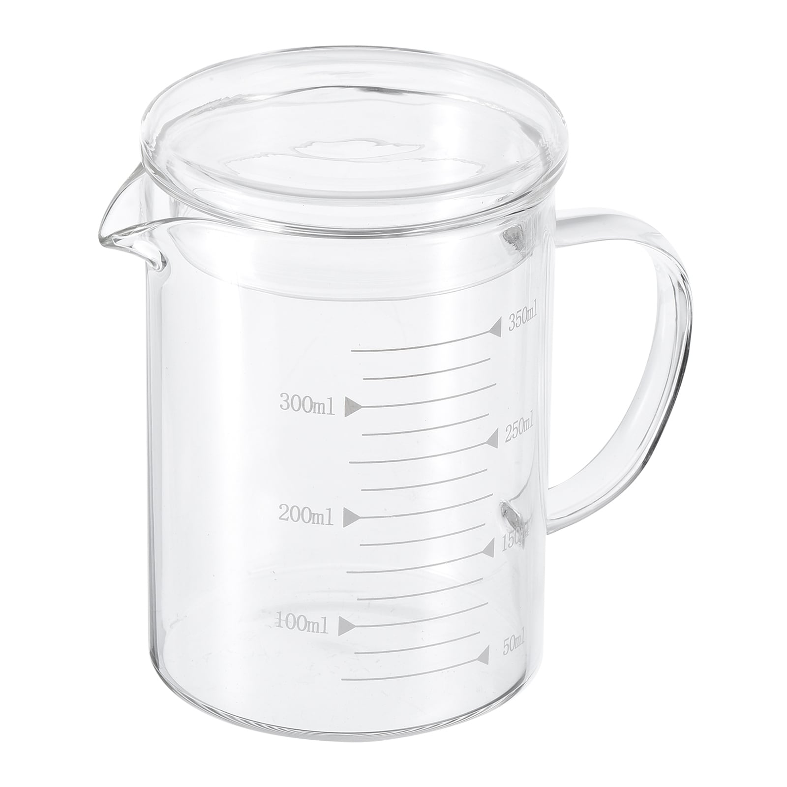 350ml Glass Measuring Cup, 3.3 Borosilicate Glass White Printed with Glass  Lid - The WiC Project - Faith, Product Reviews, Recipes, Giveaways