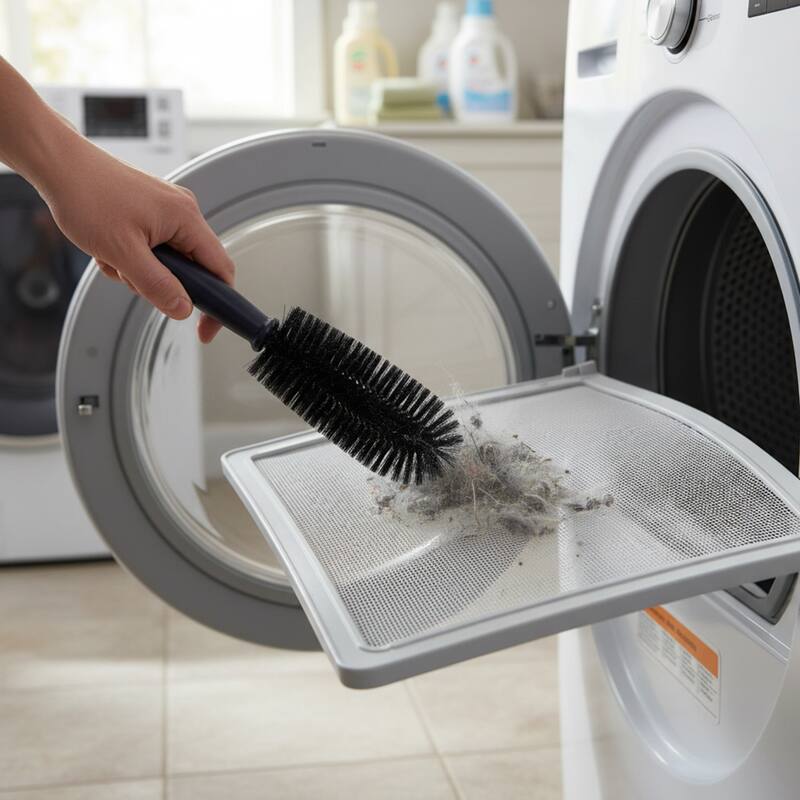 Brushtech Clothes Dryer Lint Screen Brush