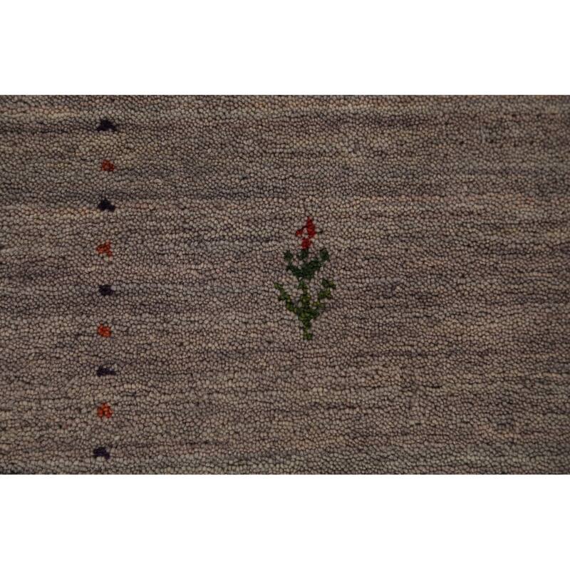 Tribal Gabbeh Area Rug Handmade Oriental Wool Carpet - 5'3" x 7'6"