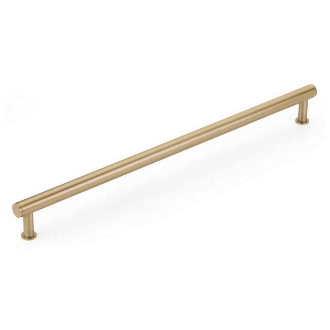 Schaub and Company Pub House 18" Center to Center Smooth Bar Solid - Signature Satin Brass