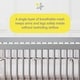 preview thumbnail 3 of 9, BreathableBaby Breathable Mesh Liner for Full-Size Cribs, Deluxe 4mm Mesh (Size 4FS Covers 3 or 4 Sides) - N/A