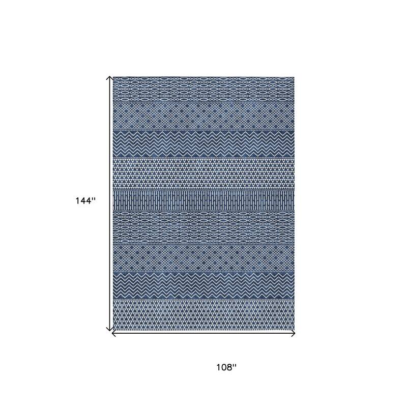 HomeRoots Chevron Modern Rectangle Outdoor Rug