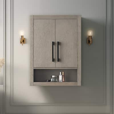 Vanity Art 24 "Wall Mounted Bathroom Storage Cabinet with Soft Close Doors
