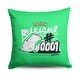 preview thumbnail 6 of 29, Pokemon 18 Inch Throw Pillow 18x18 inches - Bulbasaur 0001