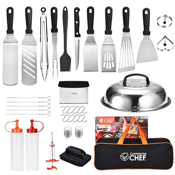 36 Piece Flat Top Griddle Accessories - For Blackstone - N/A
