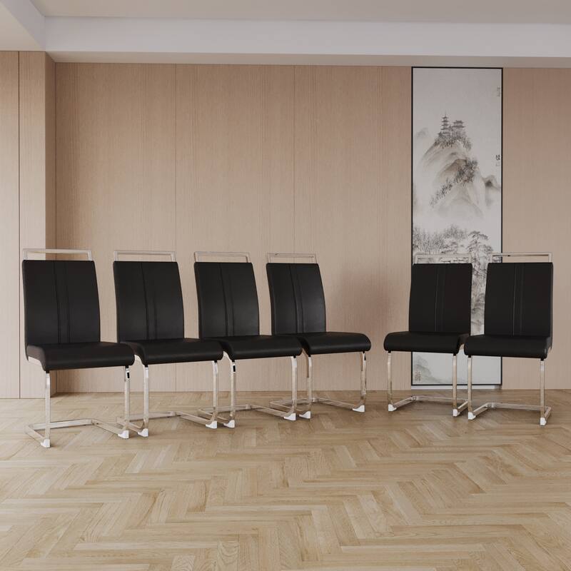 High Back Upholstered Side Chair Office Chair with Metal Legs, Characteristic Dining Chair Vanity Chair