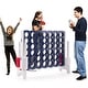 preview thumbnail 1 of 10, Costway Jumbo 4-to-Score 4 in A Row Giant Game Set Indoor Outdoor - Dark Blue Dark Blue - Kids