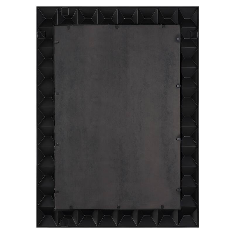 Uttermost Studded Black Mirror - 31.75"W x 43.25"H x 2"D