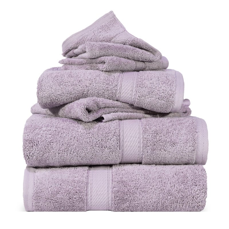 Superior Egyptian Cotton Pile Heavyweight 6-Piece Towel Set