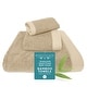 preview thumbnail 14 of 28, BedVoyage Luxury viscose from Bamboo Towel Set 3pc Champagne