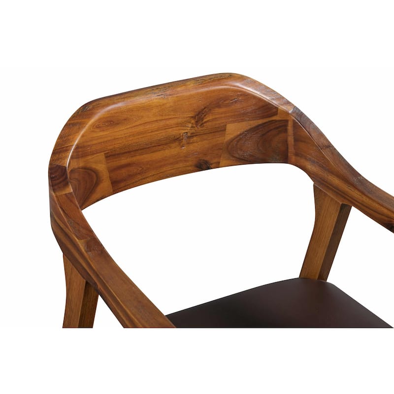 Rasmus Wood Counter or Bar Stool