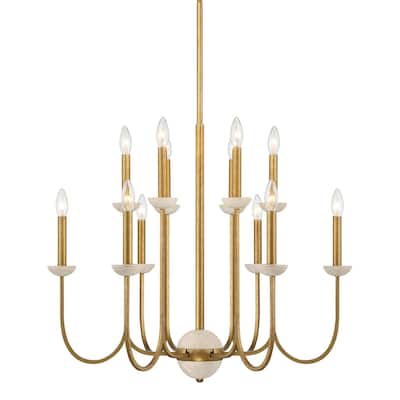 Savoy House 1-2294-12 Oakhurst 12 Light 30" Wide Taper Candle Style