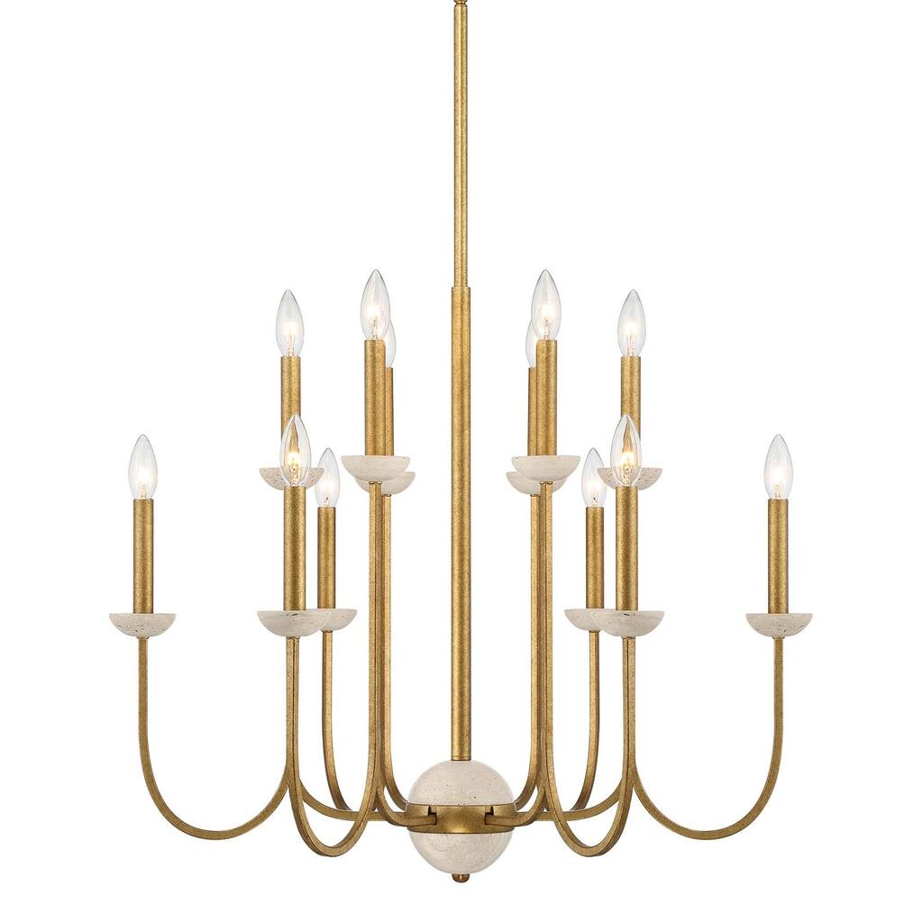 Savoy House 1-2294-12 Oakhurst 12 Light 30" Wide Taper Candle Style