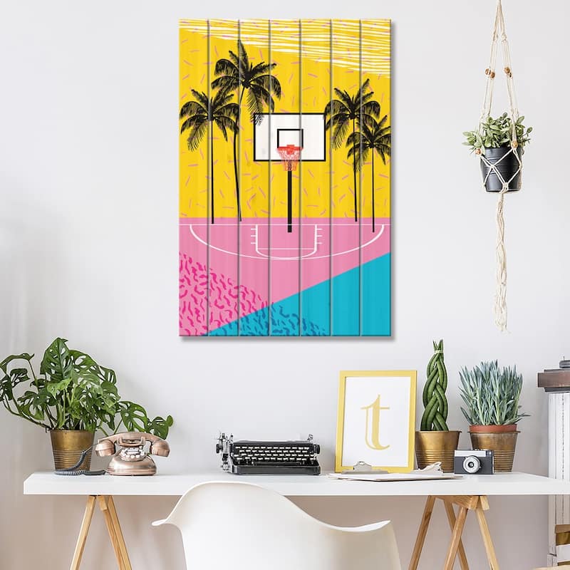 Dope Print On Wood by Wacka Designs - Multi-Color