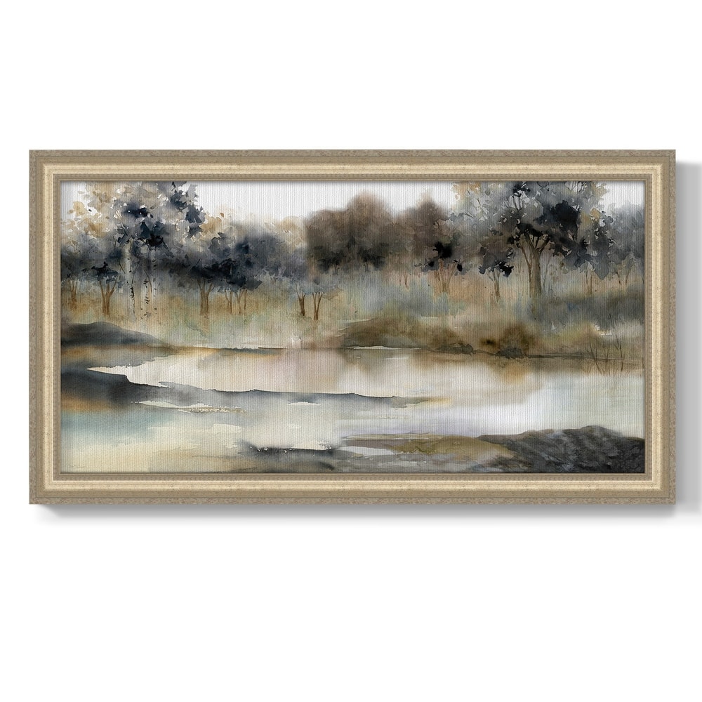 Serene River Premium Framed Canvas- Ready to Hang