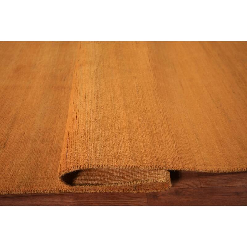 Modern Gabbeh Oriental Area Rug Hand-Knotted Wool Carpet - 5'5" x 7'5"