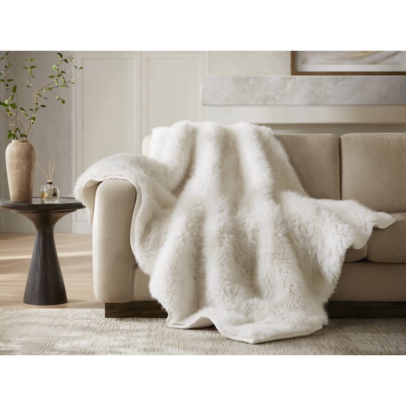 Harbor House Botswana Animal Print Faux Fur Throw Blanket