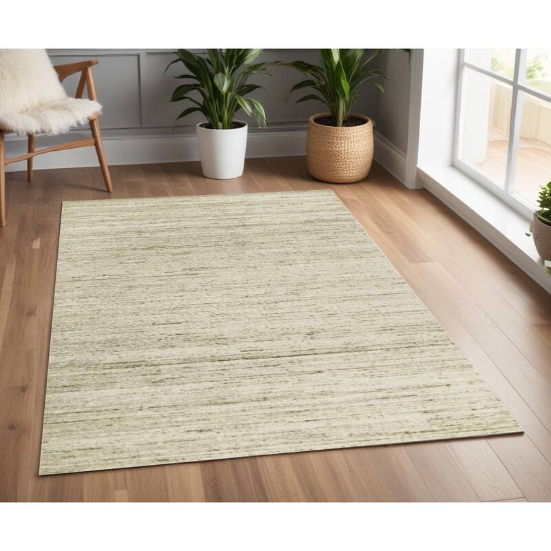 HomeRoots Striped Transitional Rectangle Area Rug - 72.00 in. x 48.00 in.  x 0.80 in.
