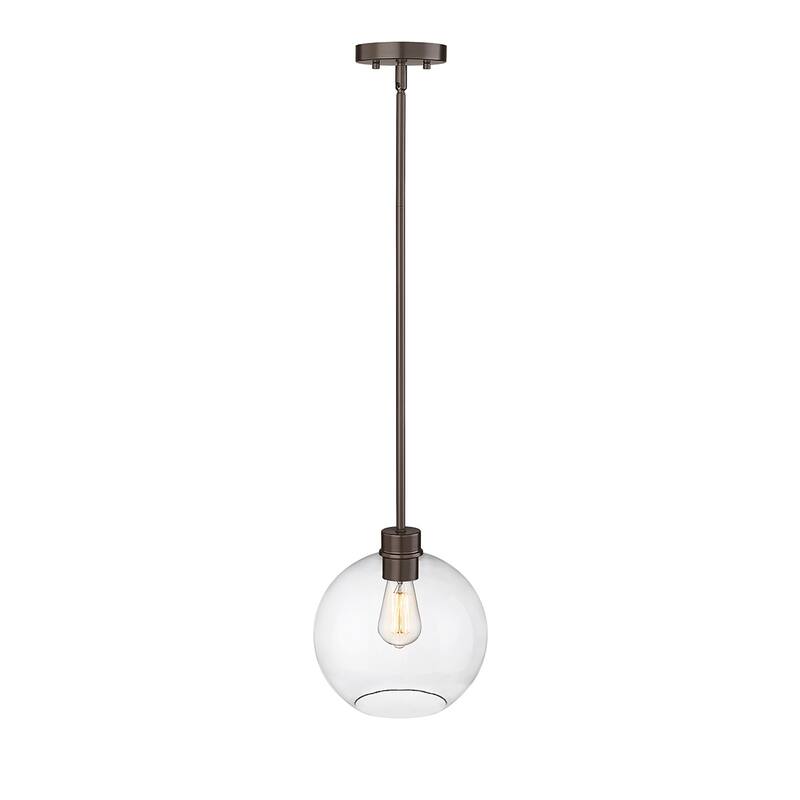 Millennium Lighting Basin 1 Light Outdoor Hanging Pendant with Clear Glass Shades