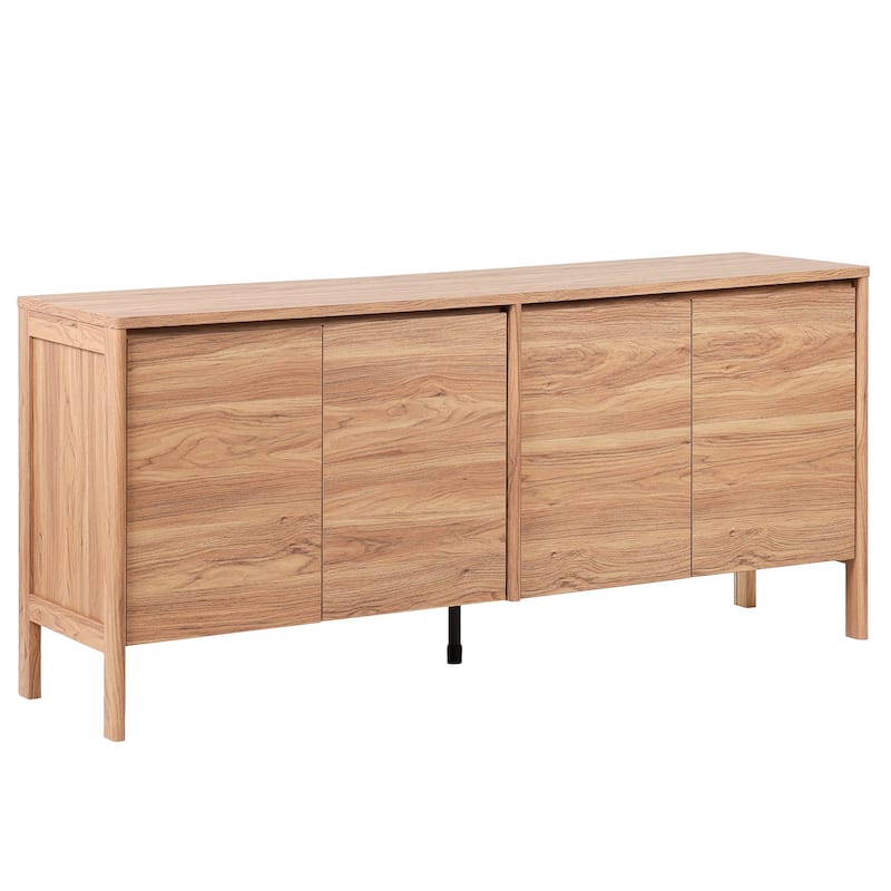SAFAVIEH Home Glapelle 4-Door 2-Shelf Sideboard - 64"W x 18"D x 30"H