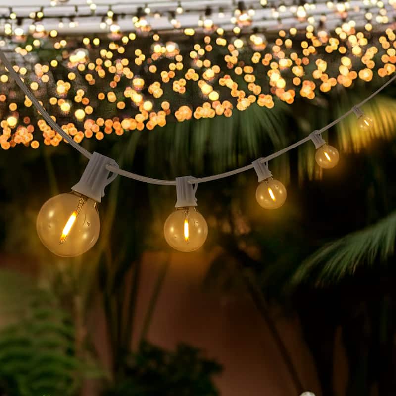 JONATHAN Y 25 ft G40 Globe String Lights - 25 Bulbs, Indoor/Outdoor - 25-Light