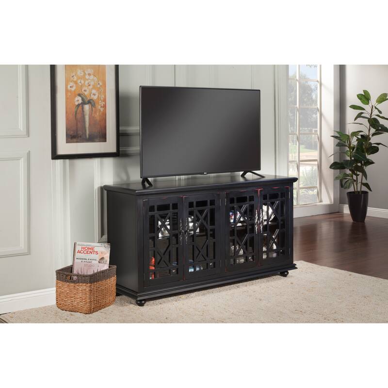 The Curated Nomad Mentezuma 63-inch TV Stand - Black
