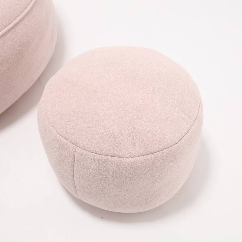 High Pressure Foam Bean Bag Sofa Chair with Footrest