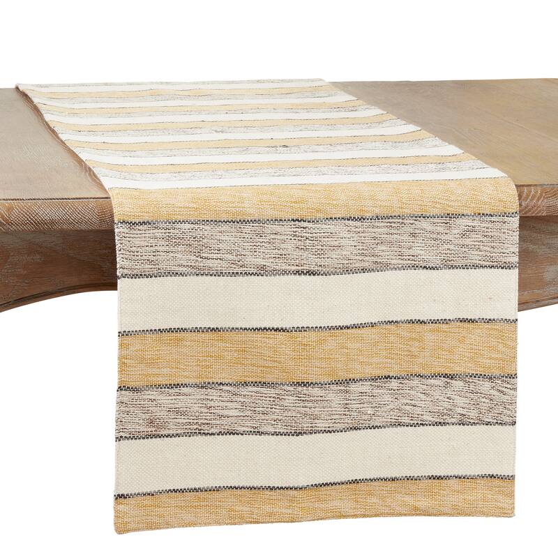 Table Runner With Striped Design - 16"x72"