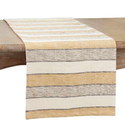 Table Runner With Striped Design - 16"x72"