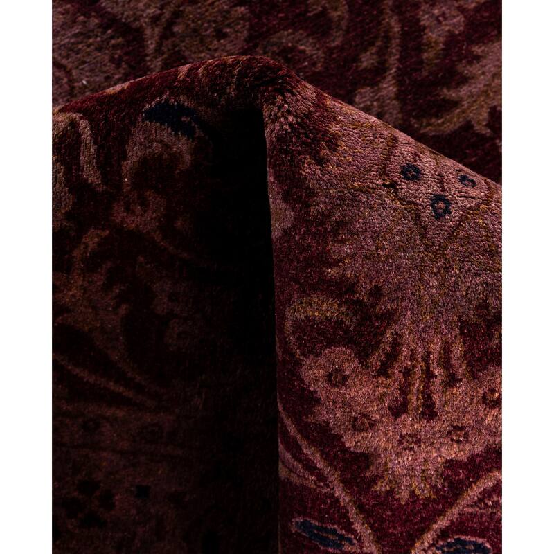 Overdyed One-of-a-Kind Hand-Knotted Area Rug - Pink - 3' 0" x 5' 1"