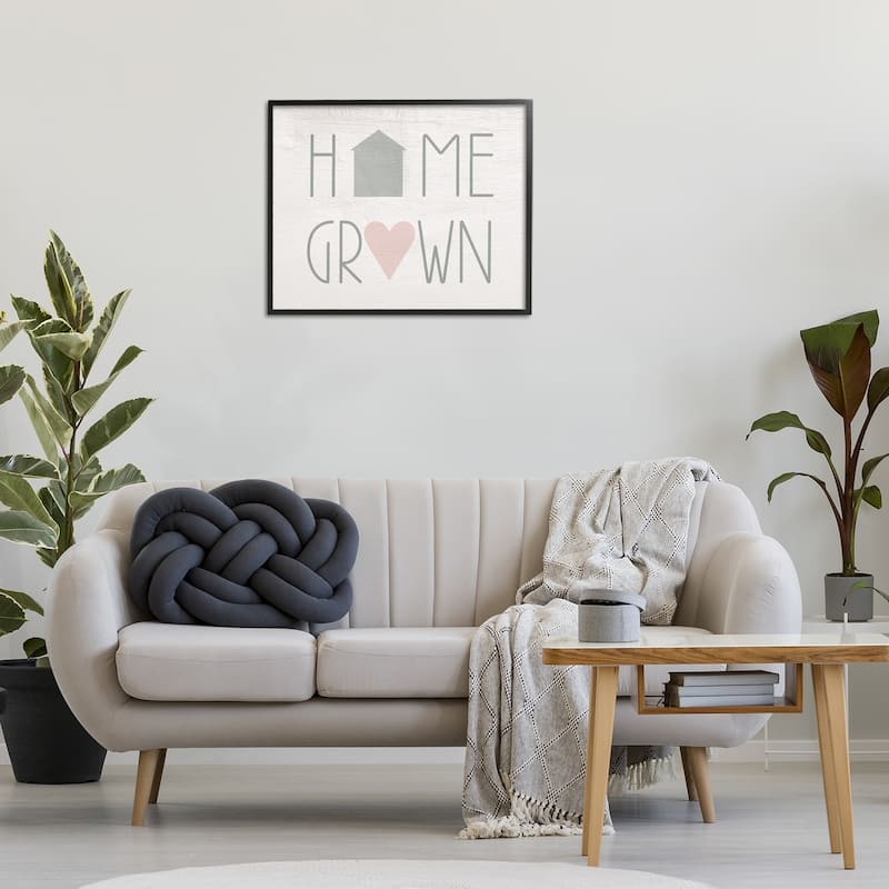 Stupell Home Grown Country Words Framed Giclee Art Design By Lil' Rue