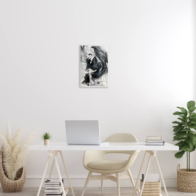 Stupell Elegant Dancer Abstract Wall Plaque Art Design By Lucille Lee