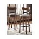 preview thumbnail 24 of 42, Valebeck Swivel Barstool Single - Brown - Bar Height