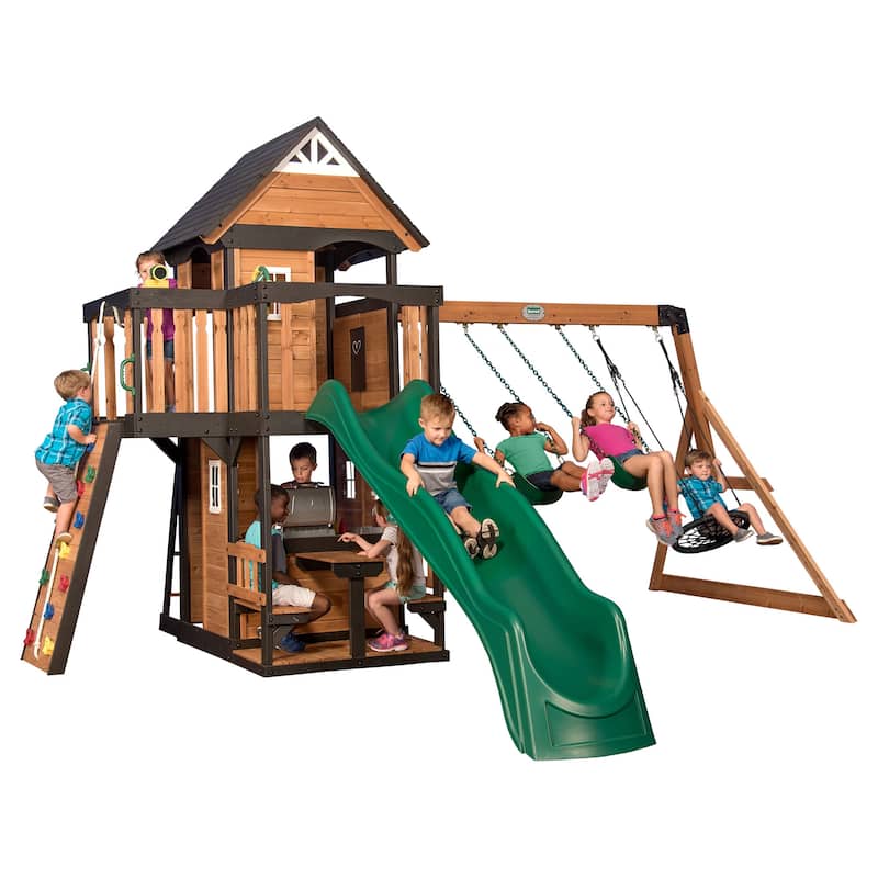 Backyard Discovery Canyon Creek Swing Set