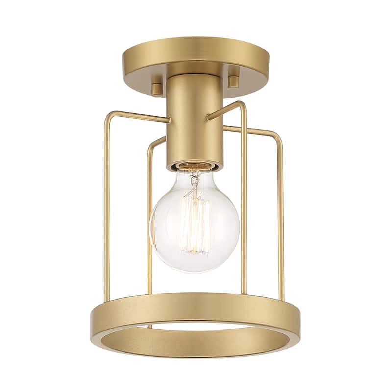 1 Light Semi Flush - 7