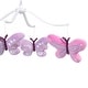 preview thumbnail 3 of 4, Bedtime Originals Magic Garden Pink/Lavender Butterfly Musical Baby Crib Mobile